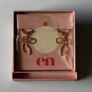 En Route Gold Miffy Earrings gold plated brand new